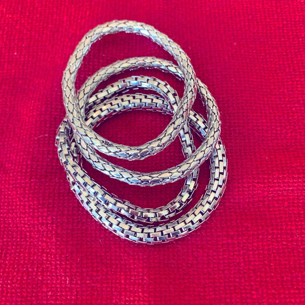 Silver bracelets